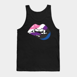 Vampire lips Tank Top